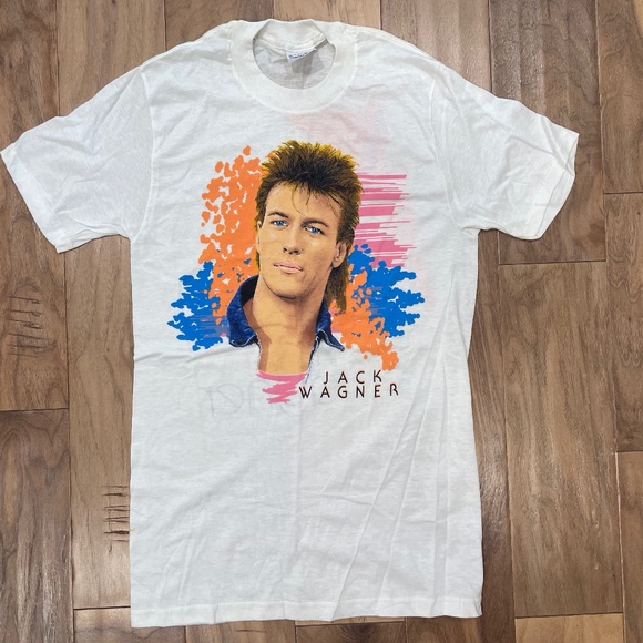 Vintage (but never worn) Jack Wagner T-shirt - Picture 1 of 8
